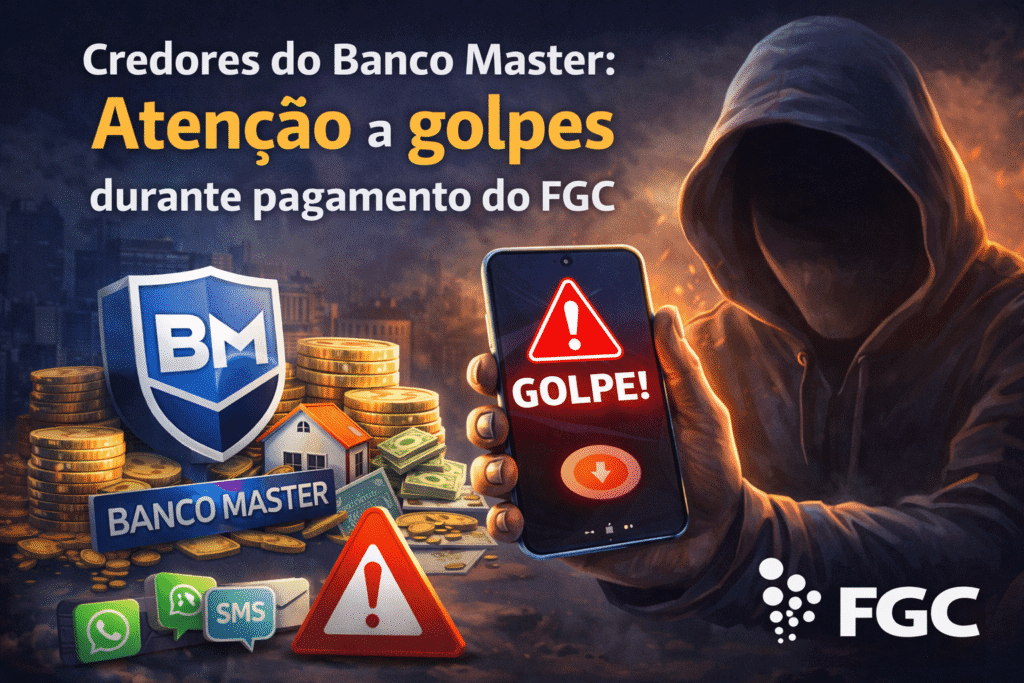 FGC inicia pagamentos a credores do Banco Master e alerta para golpes durante o processo