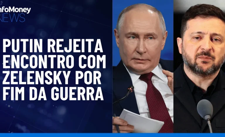 Putin descarta encontro com Zelensky: “Não vejo motivos no momento” para diálogo sobre Ucrânia