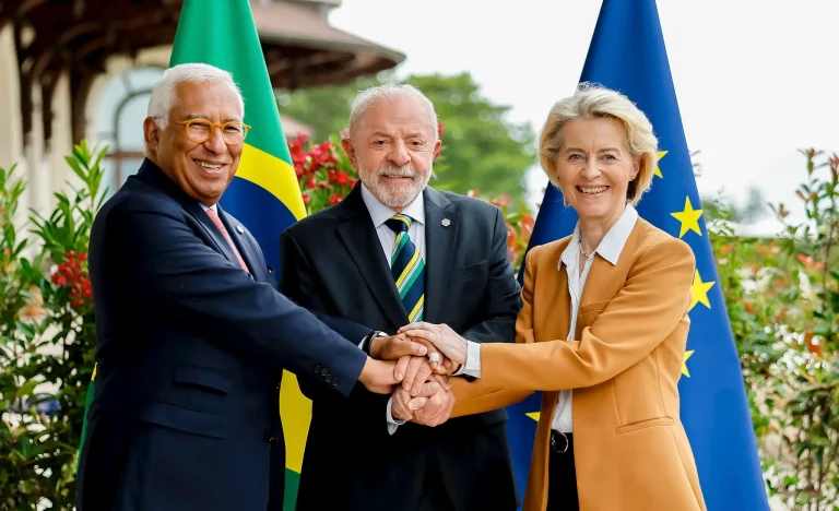 Lula, Costa e von der Leyen buscam acordo para reverter restrições da UE a produtos brasileiros e proteger exportações do Mercosul