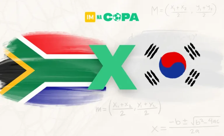 Modelo Matemático Revela Favorito em África do Sul x Coreia do Sul: Chance de Vitória Sul-Coreana é Quase 50%