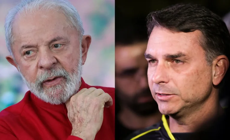Tarifaço de Trump: Lula e Flávio Bolsonaro trocam farpas em prévia da guerra eleitoral pela economia brasileira