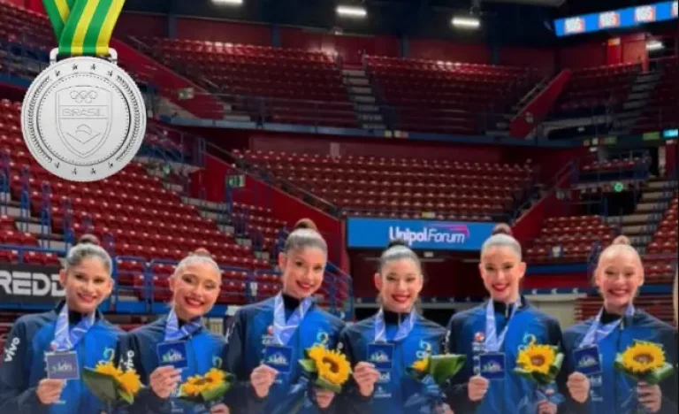 Ginástica Rítmica: Brasil conquista ouro e prata em Milão, mirando pódio no Mundial de Frankfurt